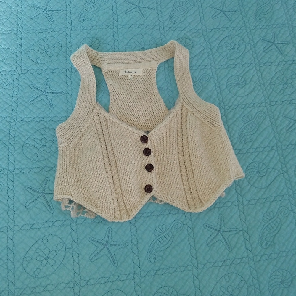 Knit sweater Vest